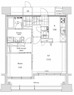 エンクレスト博多EAST PARK【12階】の間取り