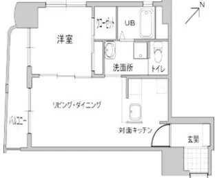 サンシティ駅南【4階】の間取り
