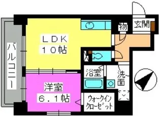 コンフォール博多駅南【9階】の間取り