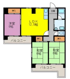 ラ・ディジェム旭【803号室】の間取り