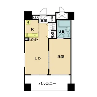 ラ・ペール・モリ【2階】の間取り