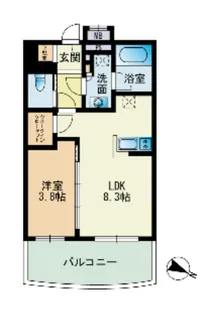 パークアクシス博多【13階】の間取り