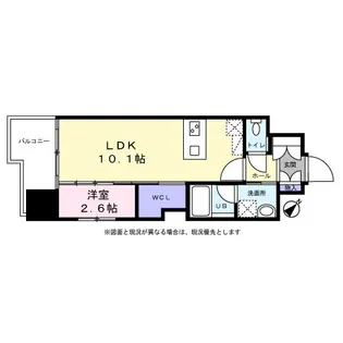 アクアステージ美野島【6階】の間取り