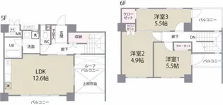 カーサ・スパジオの間取り