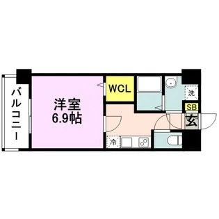 エンクレスト天神MODE【14階】の間取り