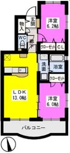 グランディア【2階】の間取り