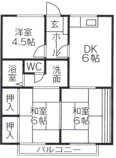 ベアーズコーポ【201号号室】の間取り