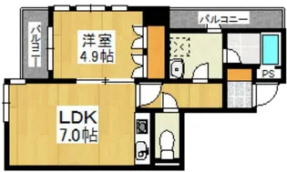 NO59TWINS(ナンバー59ツインズ)【2階】の間取り