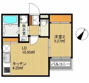 SMILEAX博多駅南【2階】の間取り