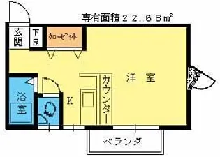 ピナクル笹原【1階】の間取り