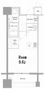 エンクレスト呉服町【12階】の間取り