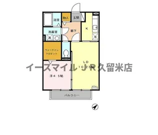 セジュールさくら【2階】の間取り