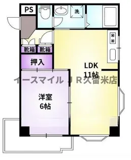 プレーンビル【301号号室】の間取り