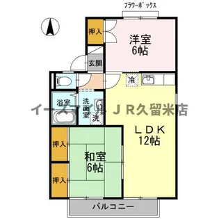 セジュール鷲塚 B棟【2階】の間取り
