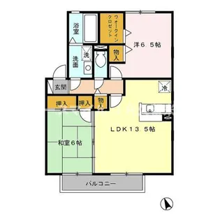 リビングタウン小森野 壱番館【C206号室】の間取り