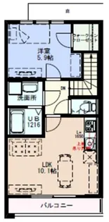 ブルーディーバ【2階】の間取り