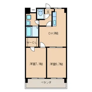 第17川崎ビル【2階】の間取り
