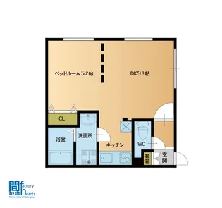 ブランシェ住吉EAST【3階】の間取り