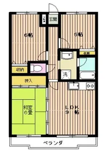 アークヒル久留米【301号室】の間取り