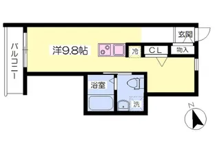 ベルリネッタ【203号室】の間取り
