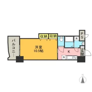 ロイヤル博多駅前【8階】の間取り
