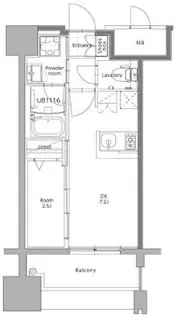 エンクレスト博多STYLE【3階】の間取り