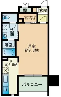 RJRプレシア博多【9階】の間取り