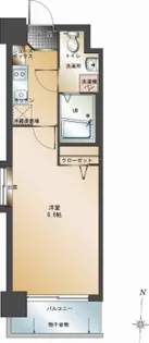 エンクレスト警固【3階】の間取り