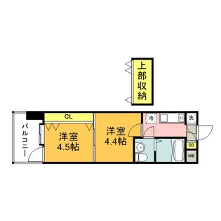 No48 プロジェクト2100 博多【5階】の間取り
