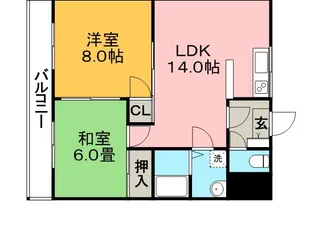 サンビレッジⅠ【3階】の間取り