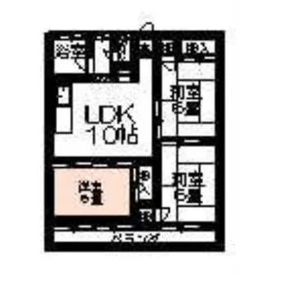 加計ビル【301号室号室】の間取り