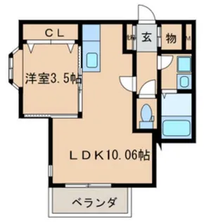 ジョワ・アバンセ【4階】の間取り