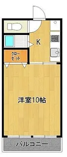 エトランゼⅢ【306号室】の間取り