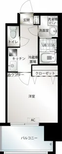 エンクレスト博多駅前Ⅲ【7階】の間取り