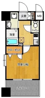 エンクレスト薬院Ⅲ【9階】の間取り