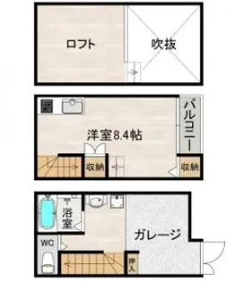 サンバレー美野島8の間取り