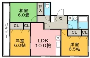 パークウエスト【1階】の間取り
