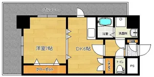 リファレンスイーストパーク【13階】の間取り