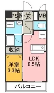 HGS山王南【5階】の間取り