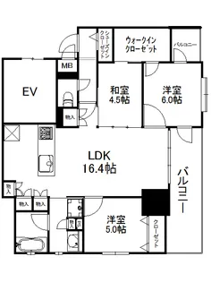エンクレスト南福岡奏の杜【3階】の間取り