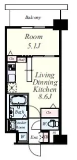 フィーノ南福岡【7階】の間取り