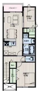 カンポドーロ【3階】の間取り