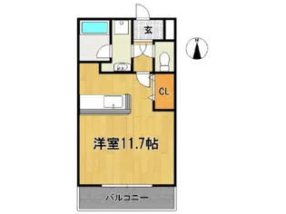 アカリナ【101号室】の間取り