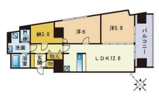 日之出博多ビル 【9階】の間取り