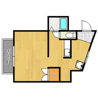 コーポ幸【305号室】の間取り