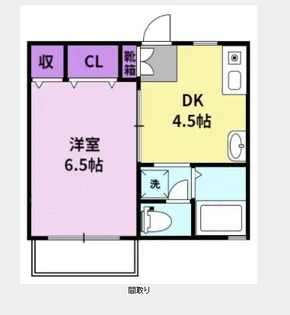 セジュールプロバンス【1階】の間取り