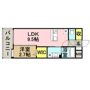 ネストピア博多シティ【7階】の間取り