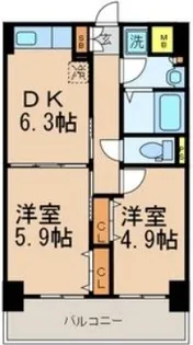 NOBLERICH博多【6階】の間取り