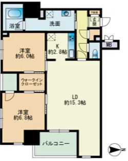 RJRプレシア博多【11階】の間取り