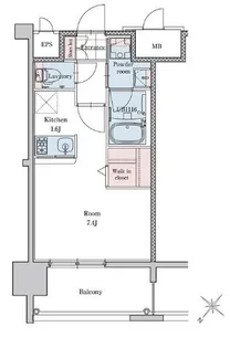 エンクレストベイサイド通り【6階】の間取り
